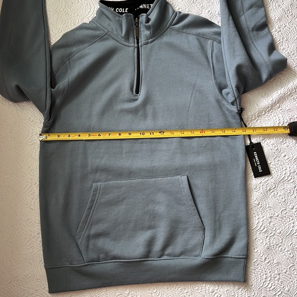 Kenneth Cole NWT long sleeve half zip sweatshirt - Picture 8 of 9